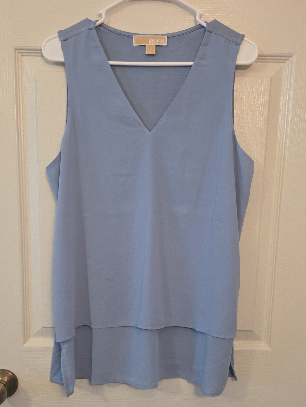 Michael Kors Light Blue Layer Shirt Size Large